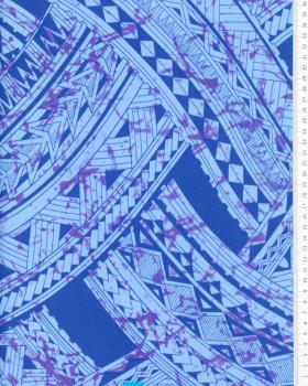 Polynesian fabric AVAE Blue - Tissushop